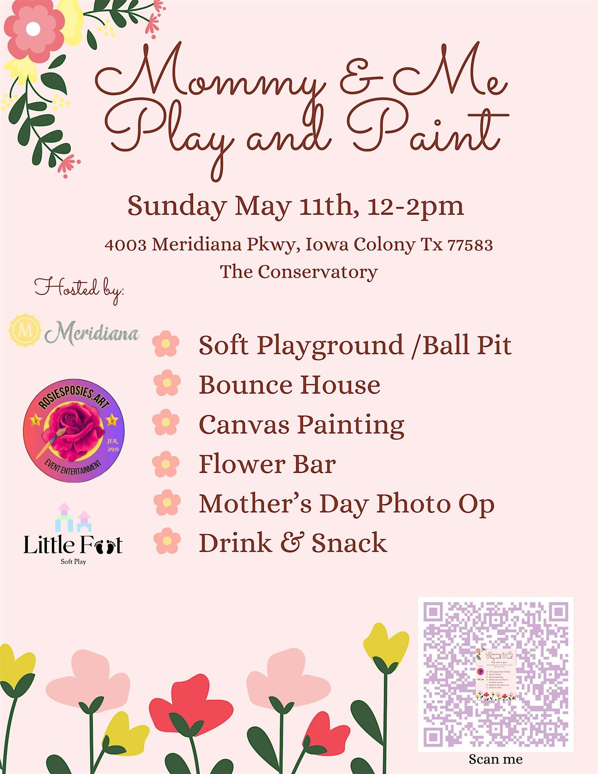 Mommy&Me Play and Paint - not free, PAY WITH VENDOR, 11 May | Event in Iowa Colony | AllEvents
