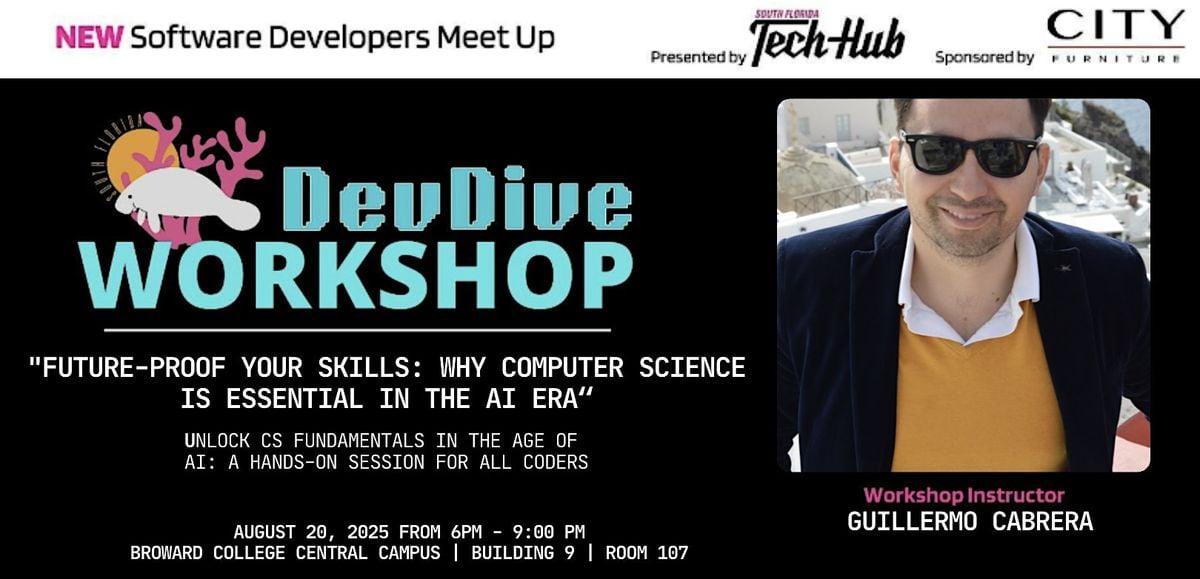 DevDive Workshop, 20 August | Event in Davie | AllEvents