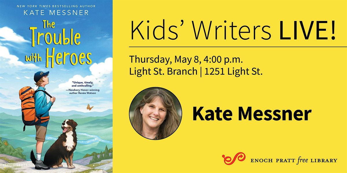 Kate Messner: "The Trouble with Heroes", 8 May | Event in Baltimore | AllEvents
