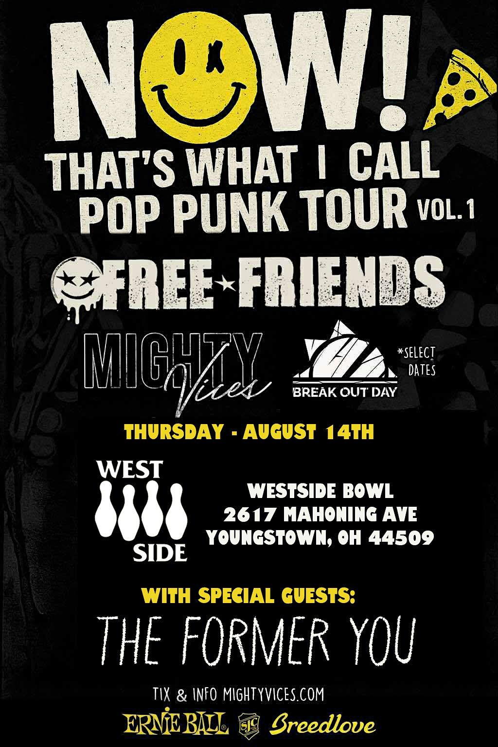 Now! That's What I Call Pop Punk Tour Vol 1, 14 August | Event in Youngstown | AllEvents