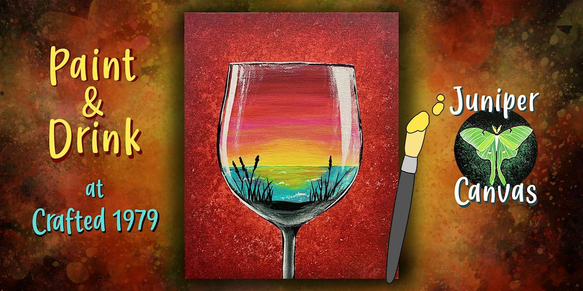 Paint & Drink at Crafted 1979: Beach in a Glass, 31 May | Event in Mokena | AllEvents