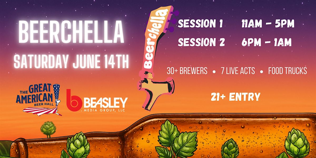 BEERCHELLA at The Great American Beer Hall, 14 June | Event in Medford | AllEvents
