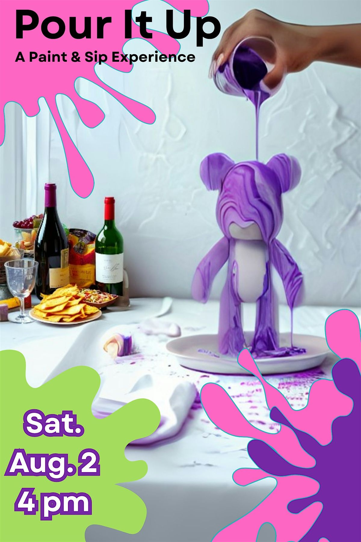POUR IT UP ! : A Paint & Sip Experience | Event in Hinesville | AllEvents