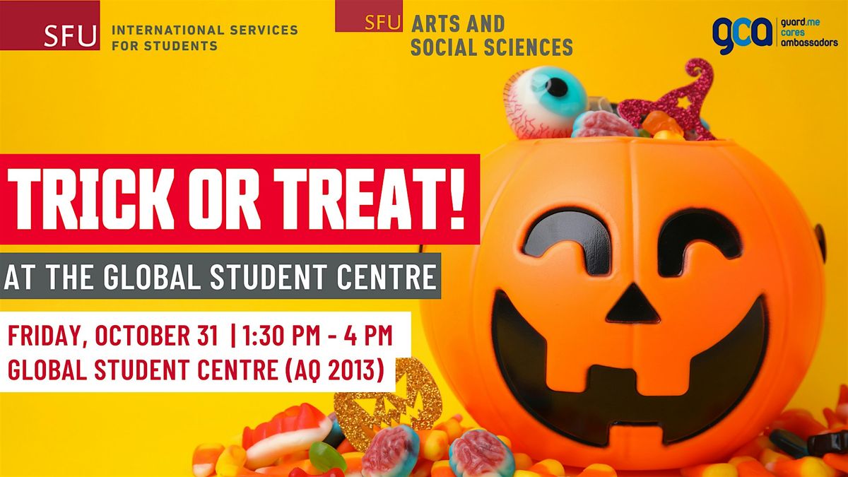 Trick or Treat at the GSC!, 31 October | Event in Burnaby | AllEvents