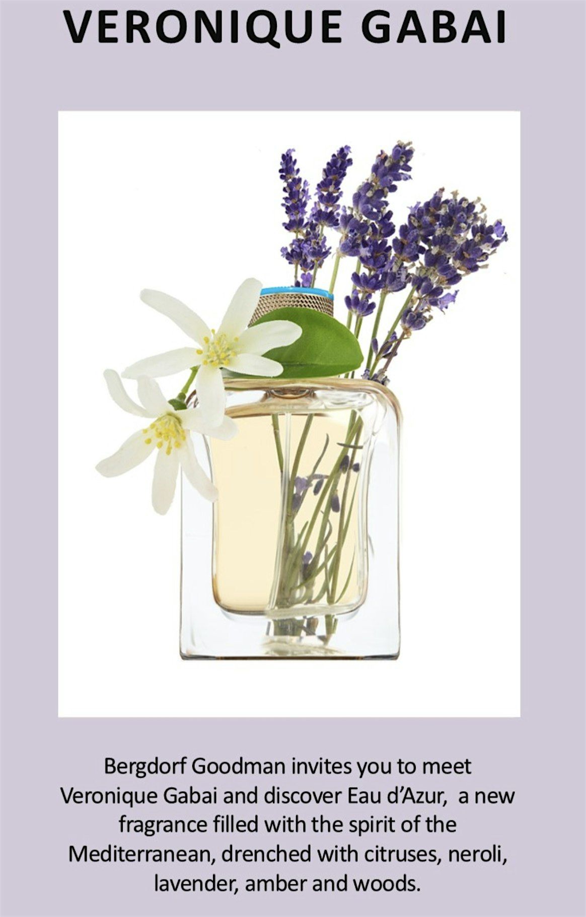 New Eau D'azur Launch At Bergdorf Goodman NYC!, 21 May | Event in New York | AllEvents