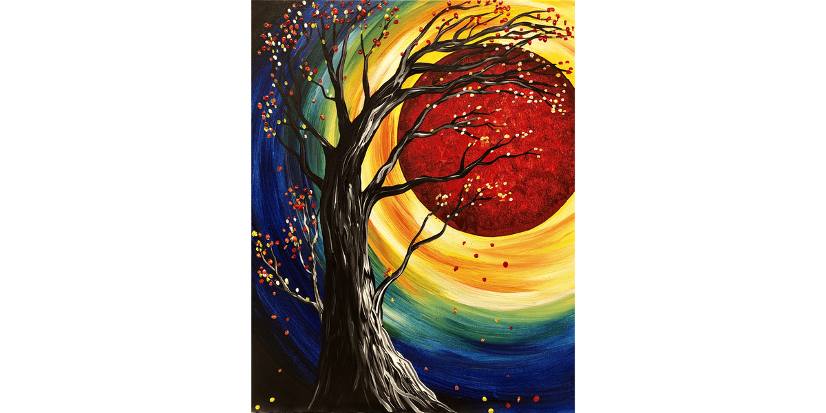 Blood Moon Prophecies - Paint and Sip in Houston | Classpop!™, 19 December | Event in Katy | AllEvents