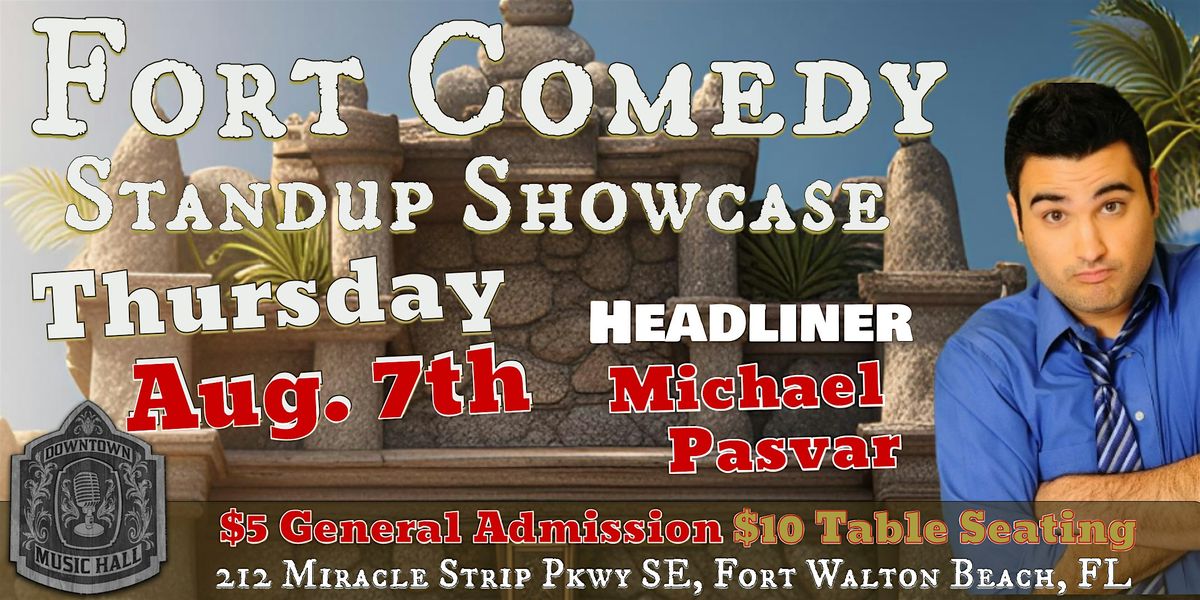 Fort Comedy Presents: Michael Pasvar, 7 August | Event in Fort Walton Beach | AllEvents