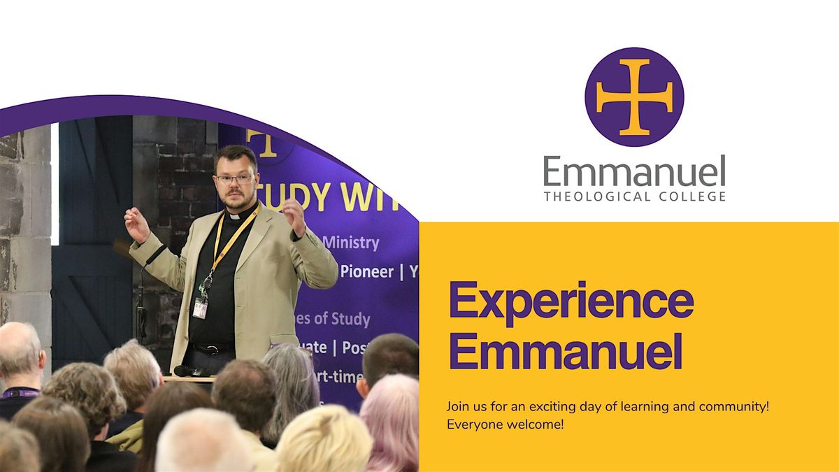 Experience Emmanuel, 8 November | Event in Liverpool | AllEvents