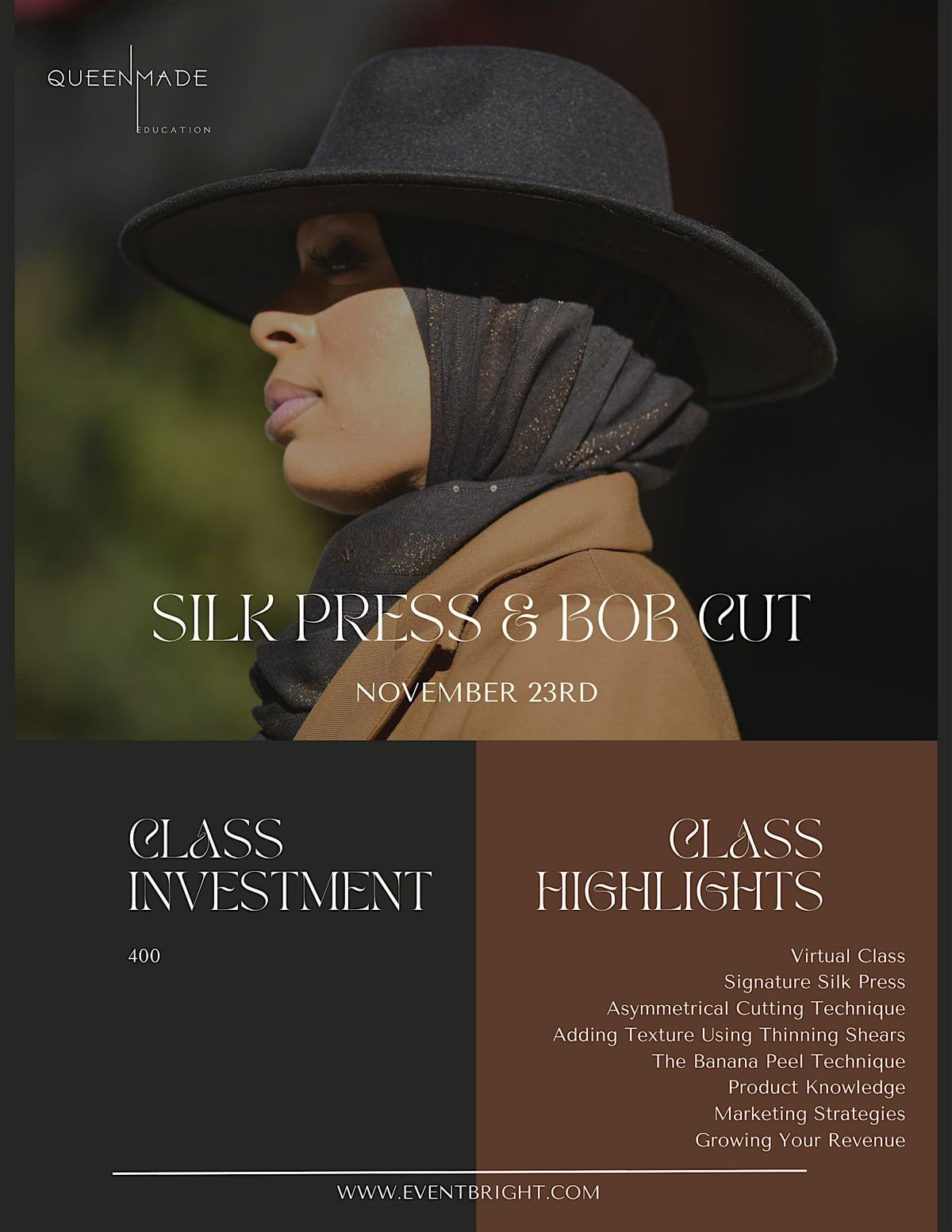 SILK PRESS & BOB CUT, 23 November | Online Event | AllEvents