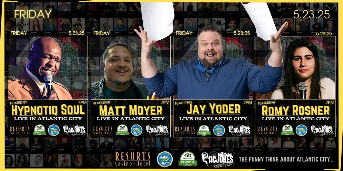 Matthew Moyer Live at ACJokes, 23 May | Event in Atlantic City | AllEvents