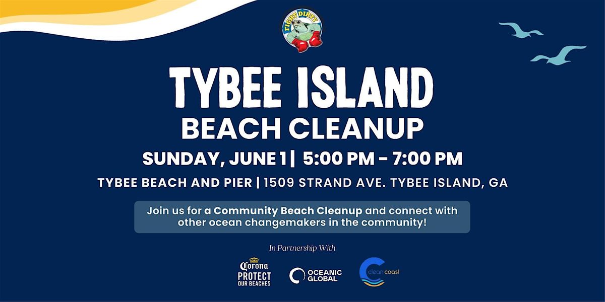 Oceanic Global & Tybee Clean Beach Community Cleanup: Tybee Beach, 1 June | Event in Tybee Island | AllEvents