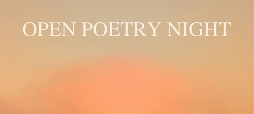 Open Poetry Night: Dreams in Fog, 14 August | Event in Big Sur | AllEvents