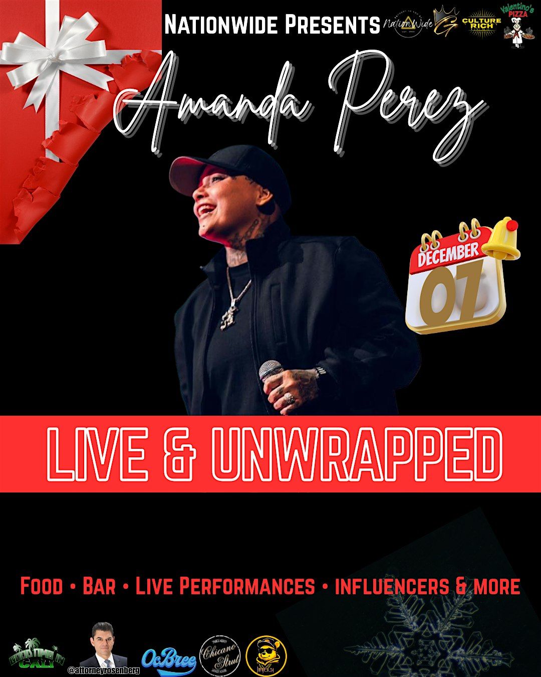 Amanda Perez Live & Unwrapped, 7 December | Event in Hesperia | AllEvents
