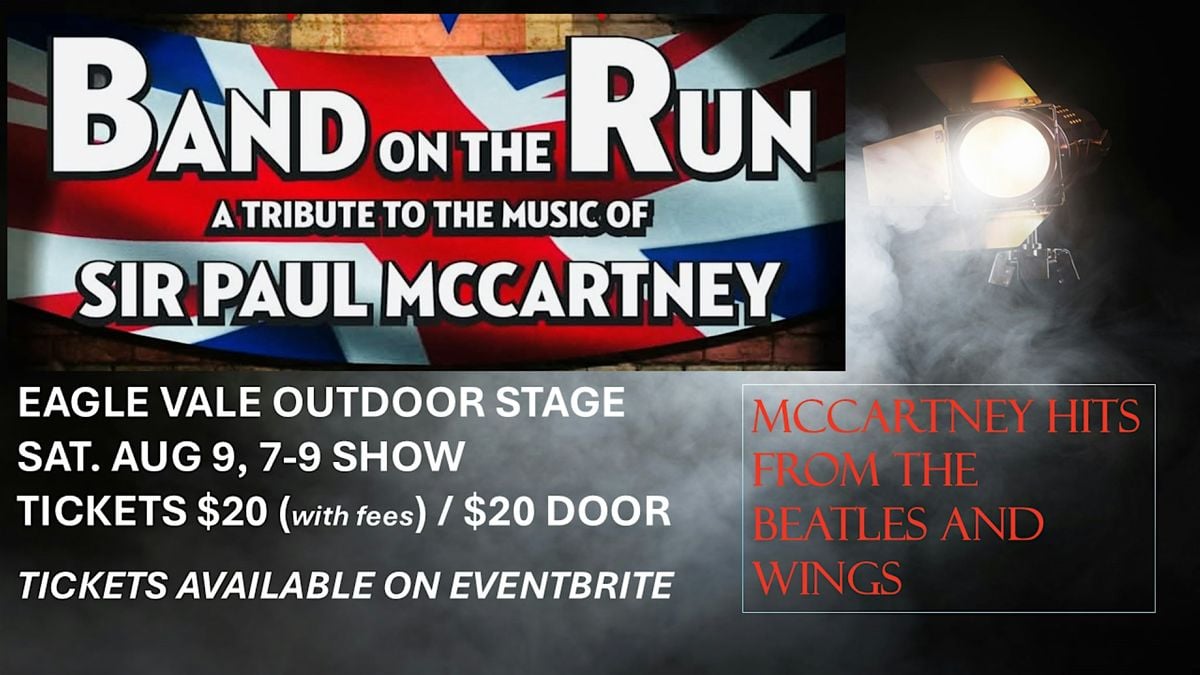 Band on the Run, 9 August | Event in Fairport | AllEvents