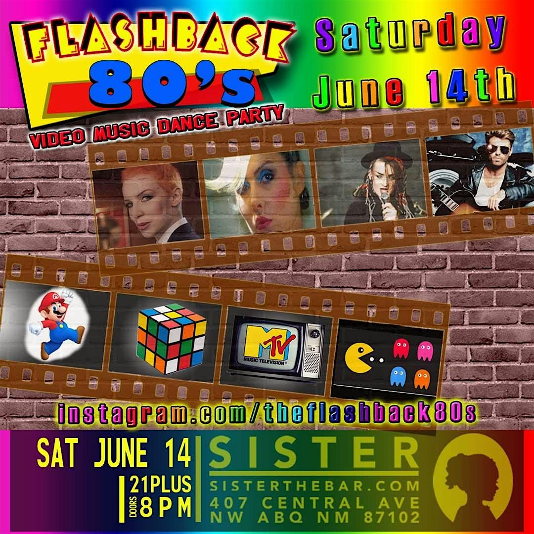 Flashback 80s Video Music Dance Party, 14 June | Event in Albuquerque | AllEvents