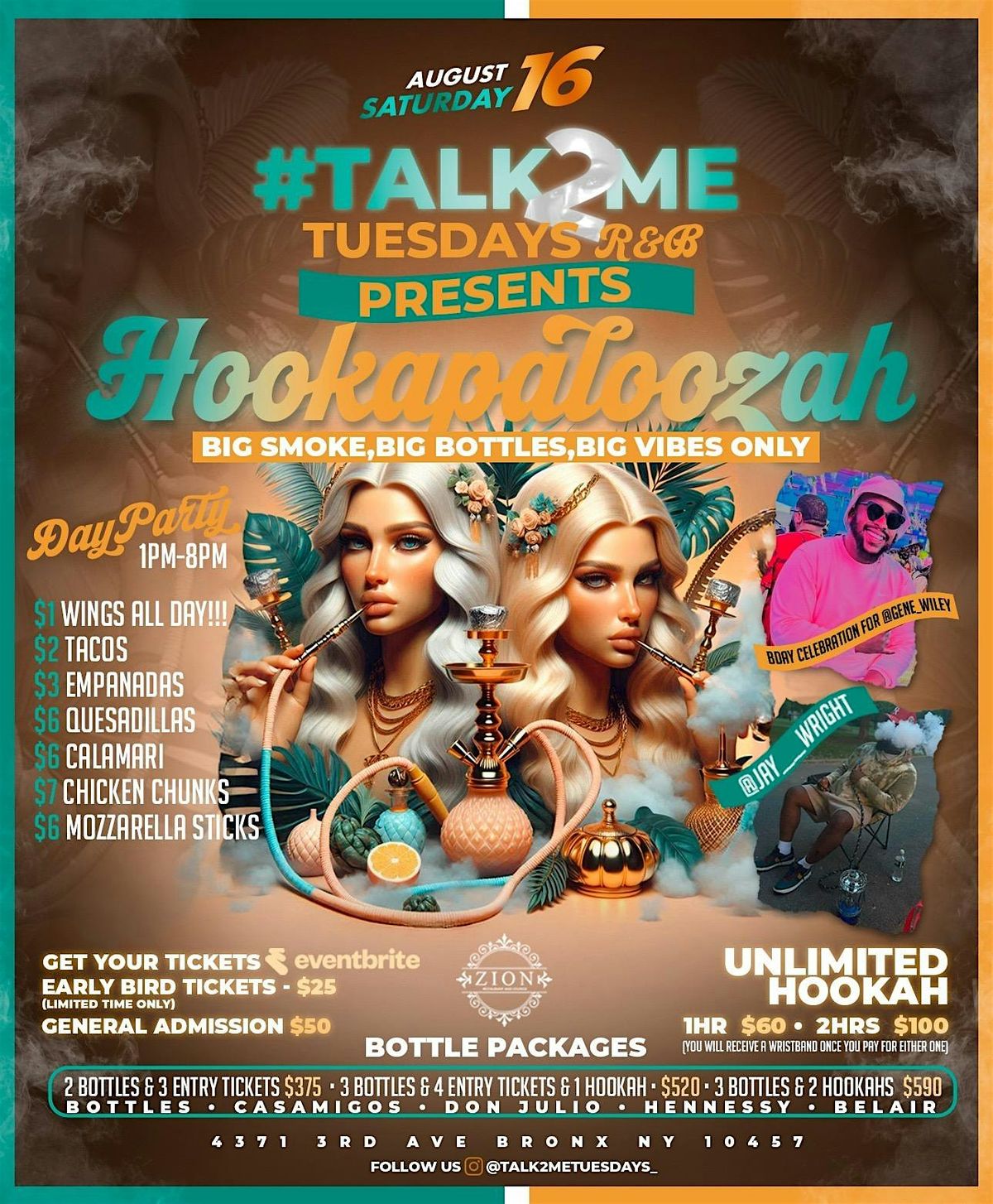 Hookahpalooza, 16 August | Event in Bronx | AllEvents