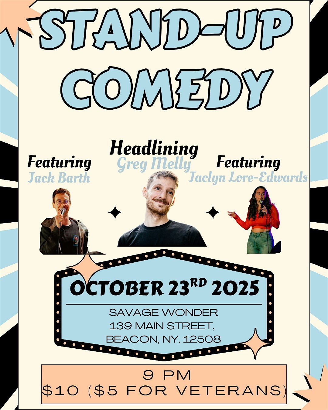 More Time: A Standup Comedy Show, 23 October | Event in Beacon | AllEvents