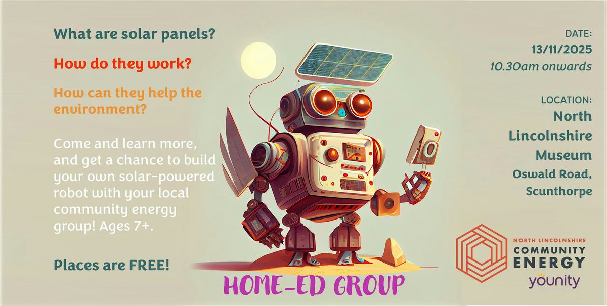Solar Powered Robots Workshop  AGE 7+, 13 November | Event in Scunthorpe | AllEvents