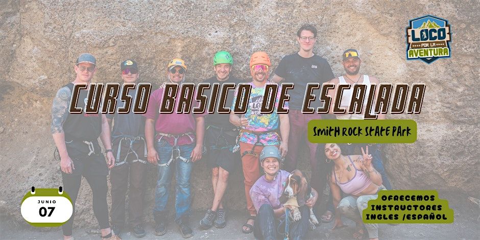 Curso Básico de Escalada en Roca - Smith Rock State Park, 7 June | Event in Condado de Deschutes | AllEvents