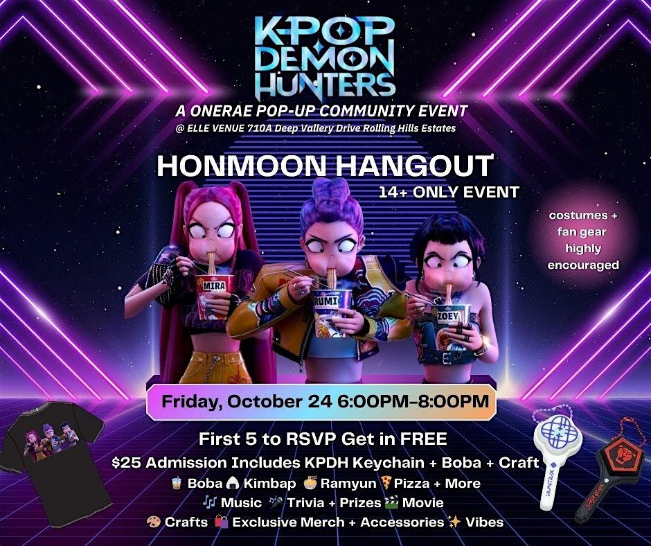 Ages 14+ Halloween Honmoon Hangout, 24 October | Event in Rolling Hills Estates | AllEvents