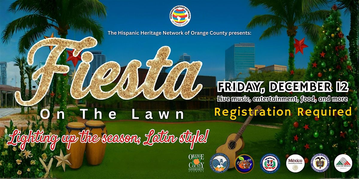 Fiesta on the Lawn - "Lighting up the Season, Latin Style!", 12 December | Event in Orlando | AllEvents