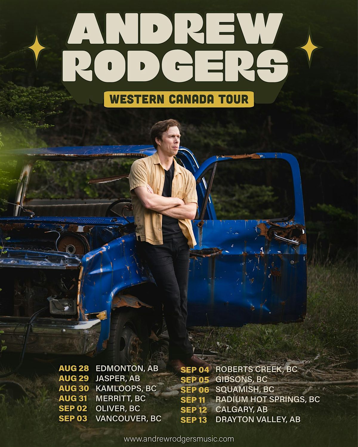 Andrew Rodgers: Let It Out Tour – Calgary, AB - Prairie Emporium, 12 September | Event in Calgary | AllEvents