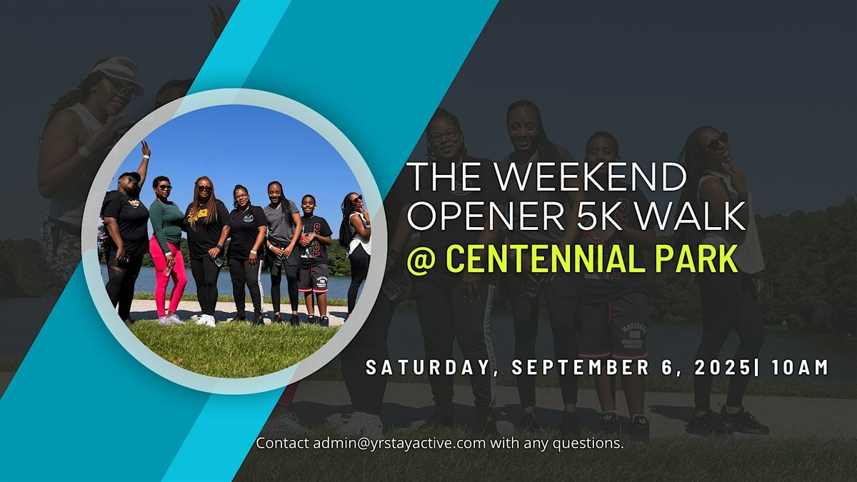 The Weekend Opener 5K Walk at Centennial Park, 6 September | Event in Ellicott City | AllEvents