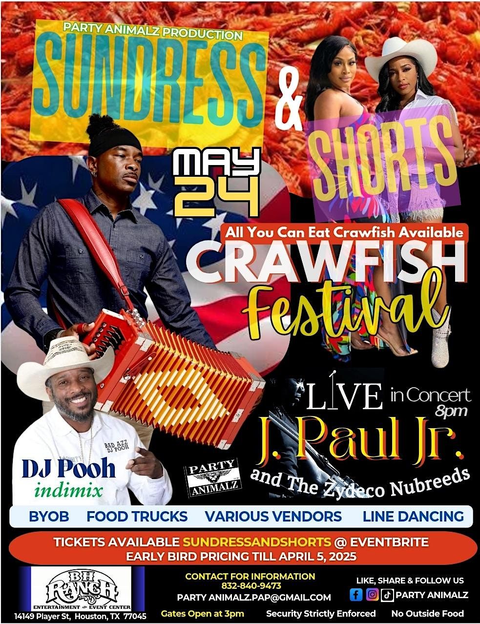 The  Annual Sundress and Shorts Crawfish Festival!, 24 May | Event in Houston | AllEvents