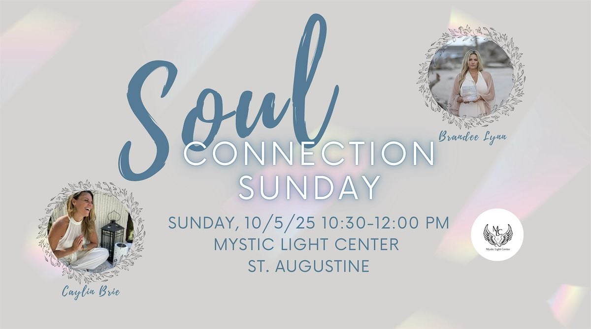 Soul Connection Sunday: October Attunement, 5 October | Event in St. Augustine | AllEvents