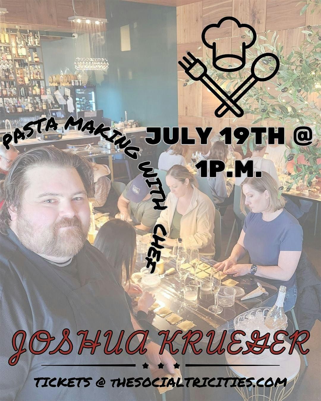 Pasta Making with Chef Joshua Krueger, 19 July | Event in Richland | AllEvents