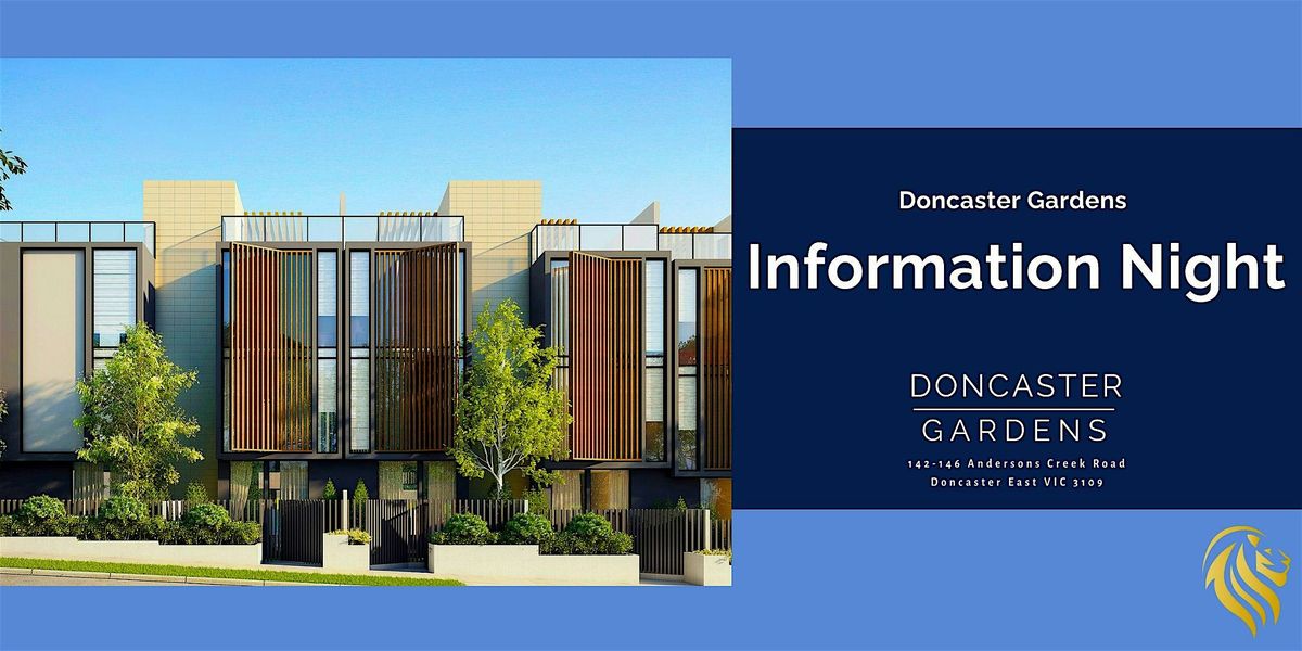 Doncaster Gardens Information Night, 3 June | Event in Melbourne | AllEvents