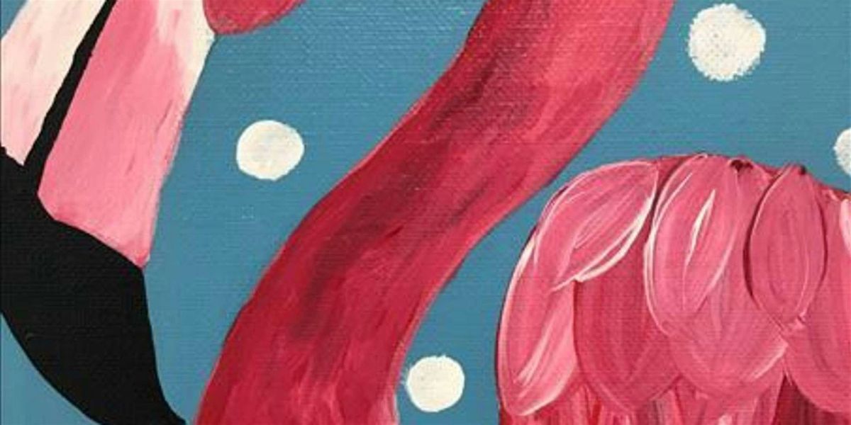 Pink Flamingoes and Polka Dots - Paint and Sip by Classpop!™, 16 July | Event in Houston | AllEvents