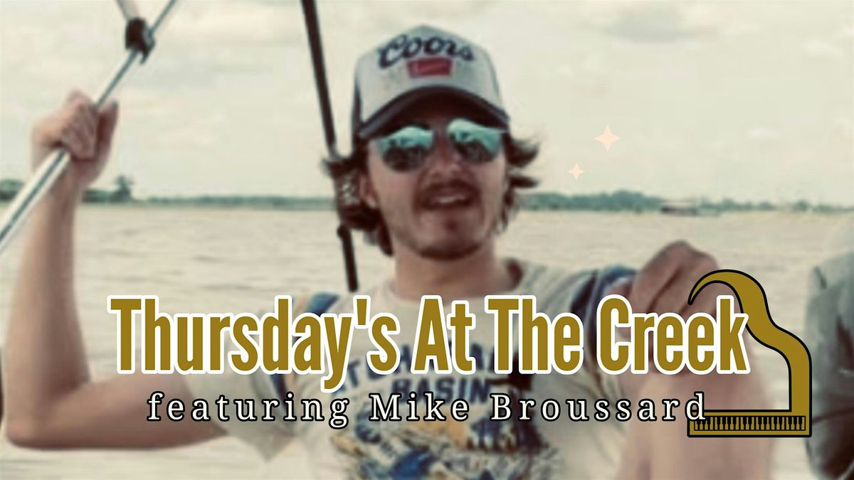 Thursday's At The Creek featuring Mike Broussard!, 2 October | Event in Broussard | AllEvents