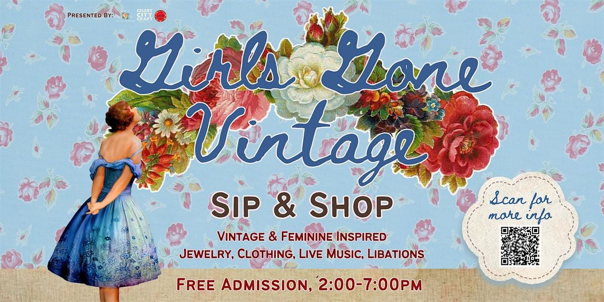 Girls Gone Vintage Sip & Shop, 5 October | Event in Sanford | AllEvents
