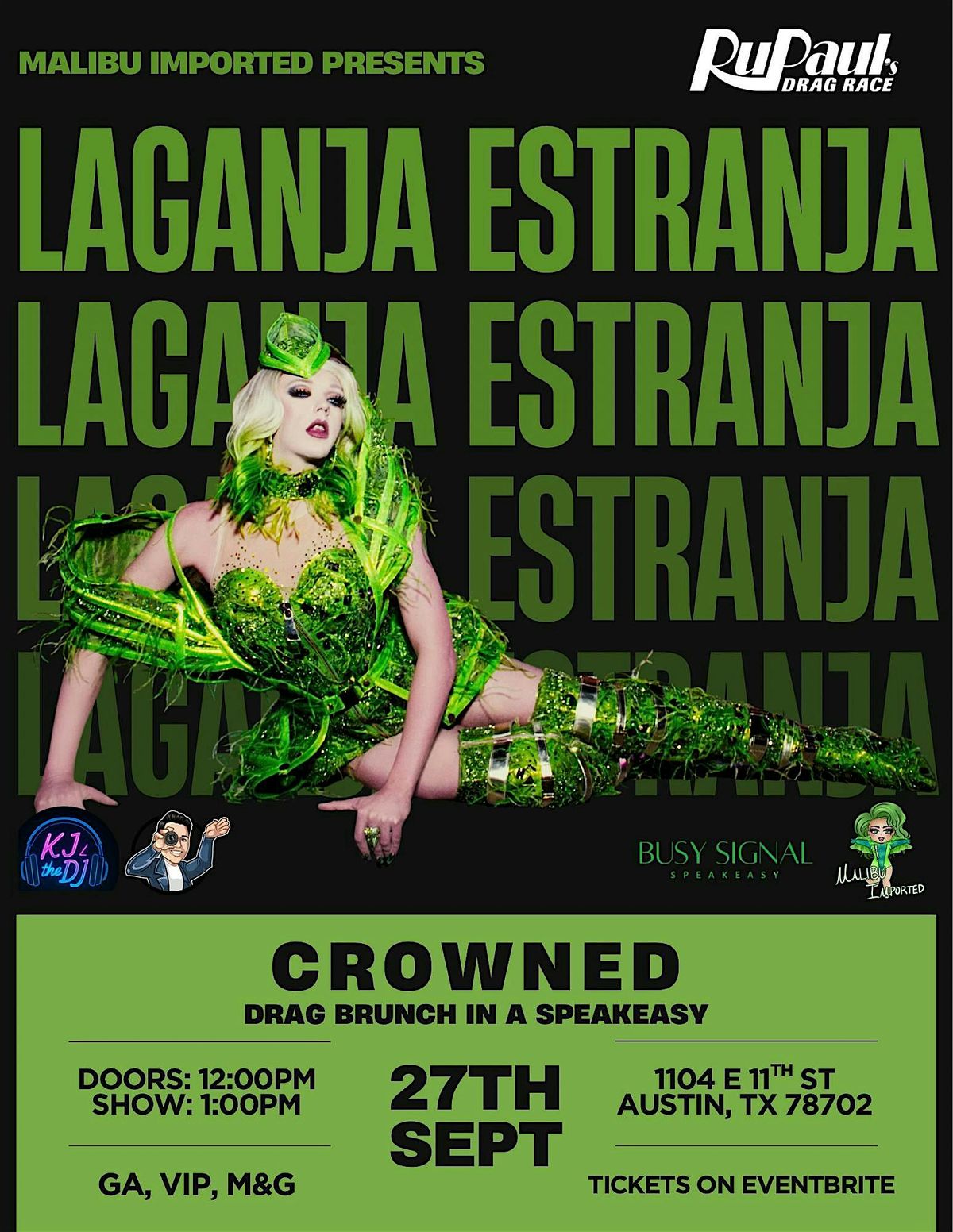Laganja Estranja at Crowned Drag Brunch, 27 September | Event in Austin | AllEvents