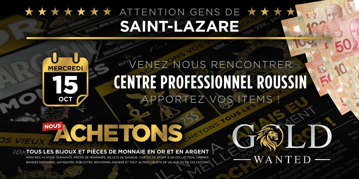 SAINT-LAZARE - Centre Professionnel Roussin, 15 October | Event in Saint-Lazare | AllEvents