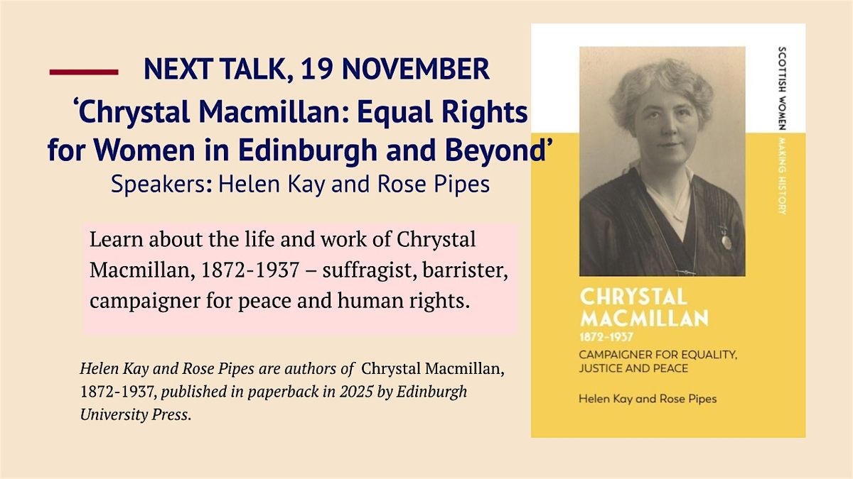 Chrystal Macmillan:Equal Rights for Women in Edinburgh and Beyond | Event in Edinburgh | AllEvents