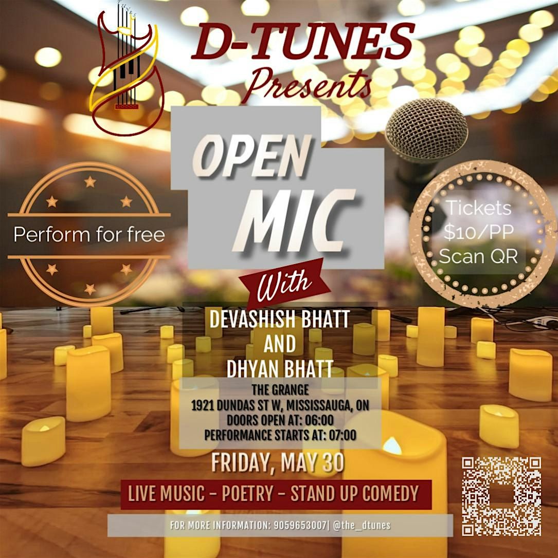 Open MIC, 30 May | Event in Mississauga | AllEvents