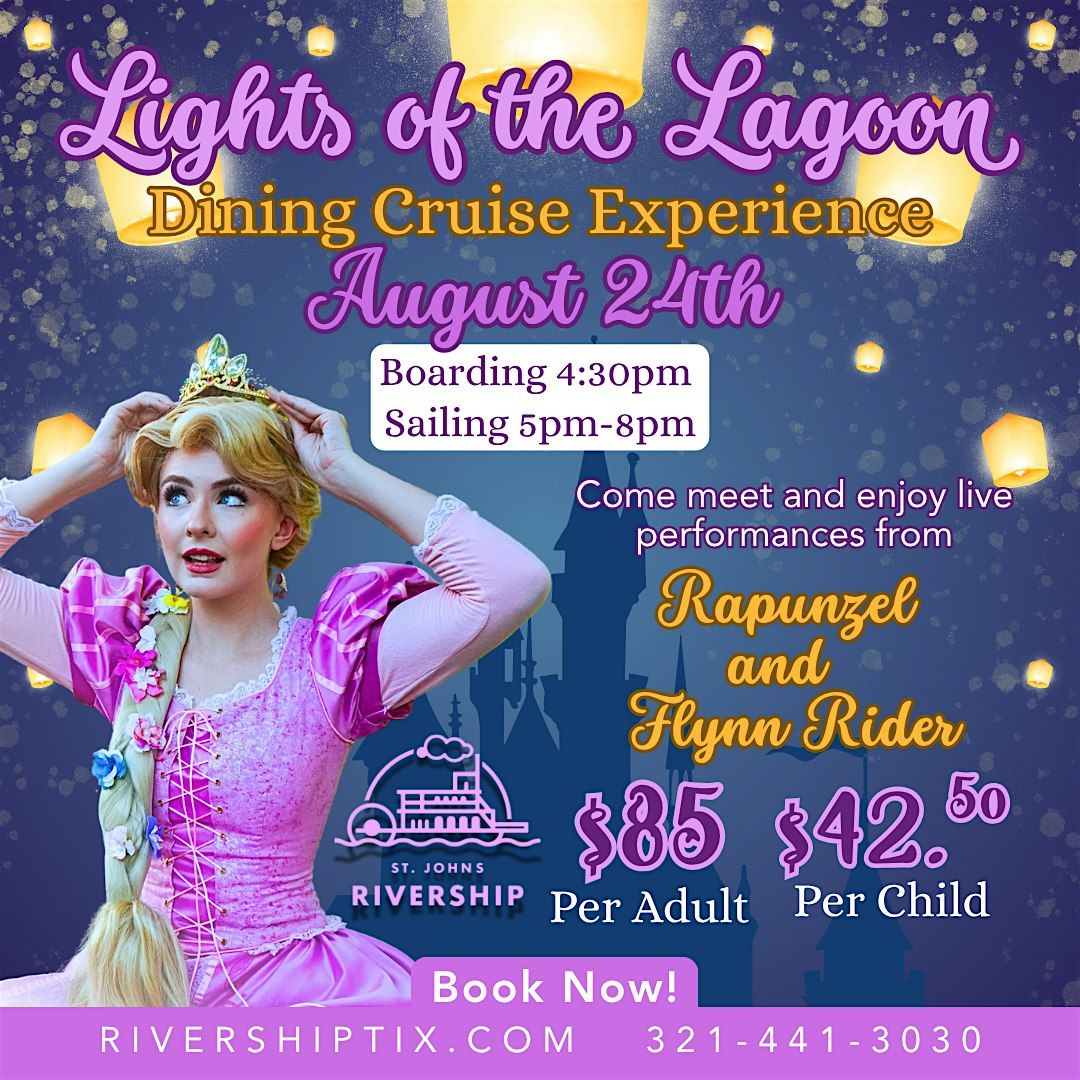 "Lights of the Lagoon" – A Floating Fairytale with Rapunzel & Flynn Rider, 24 August | AllEvents