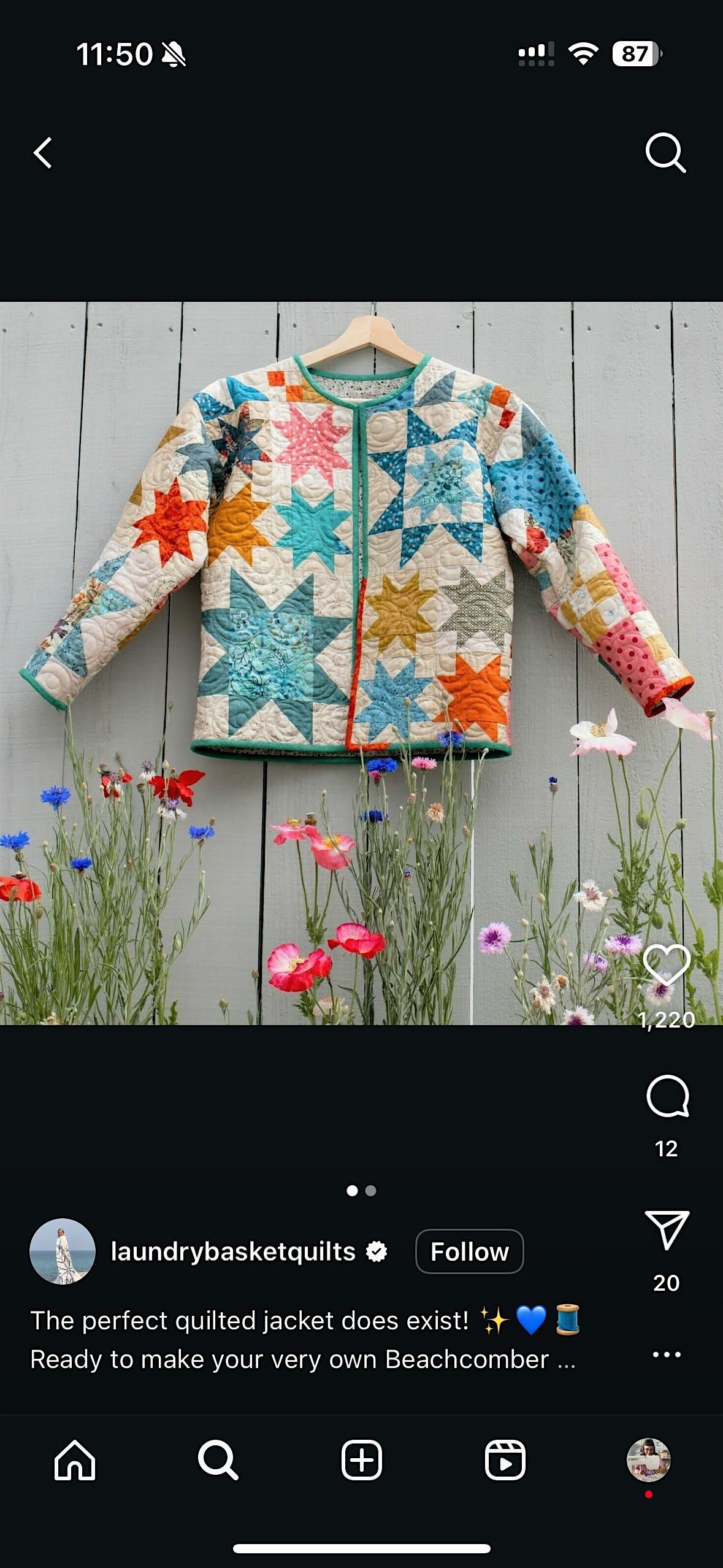 Beyond Beginners Sewing: Quilted Jacket, 29 January | Event in Glasgow | AllEvents