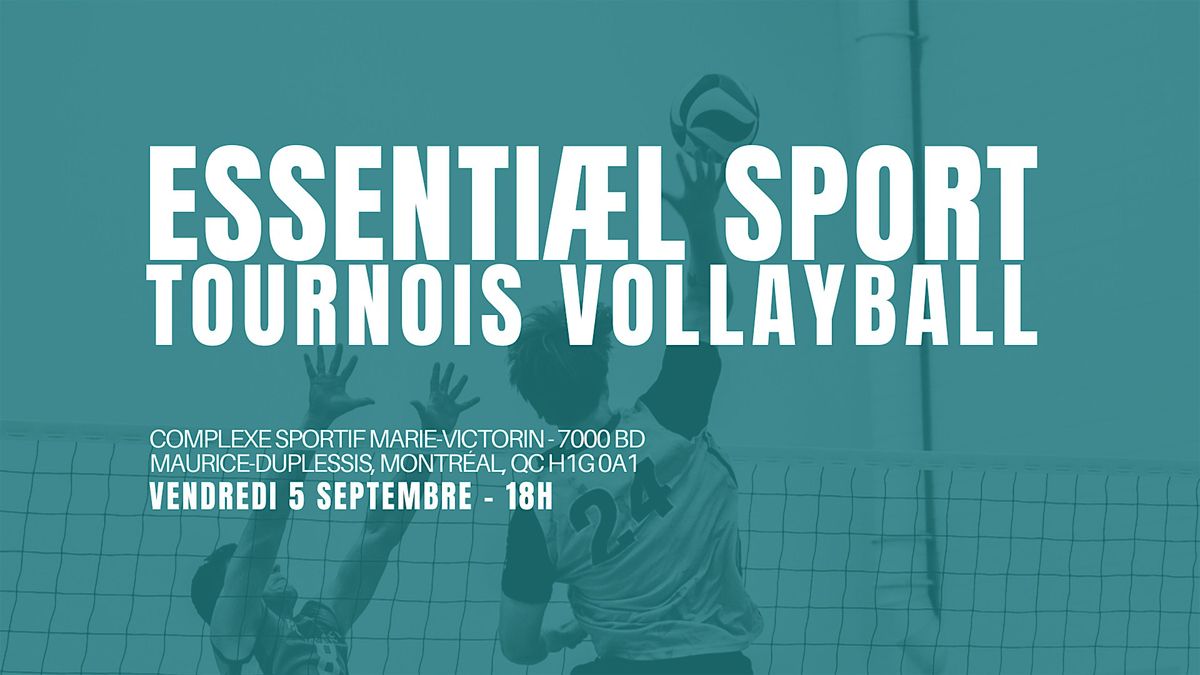 Essentiæl Sport - Tournoi de volley-ball, 5 September | Event in Montréal | AllEvents