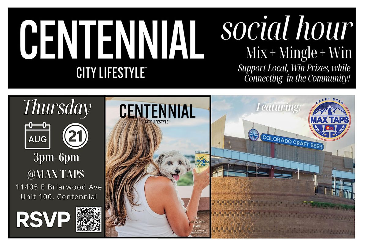 Centennial City Lifestyle | August Monthly Happy Hour, 21 August | Event in Englewood | AllEvents