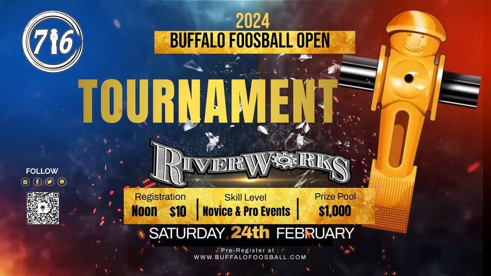 2025 Open Tournament, Buffalo RiverWorks, February 24 2025 AllEvents.in