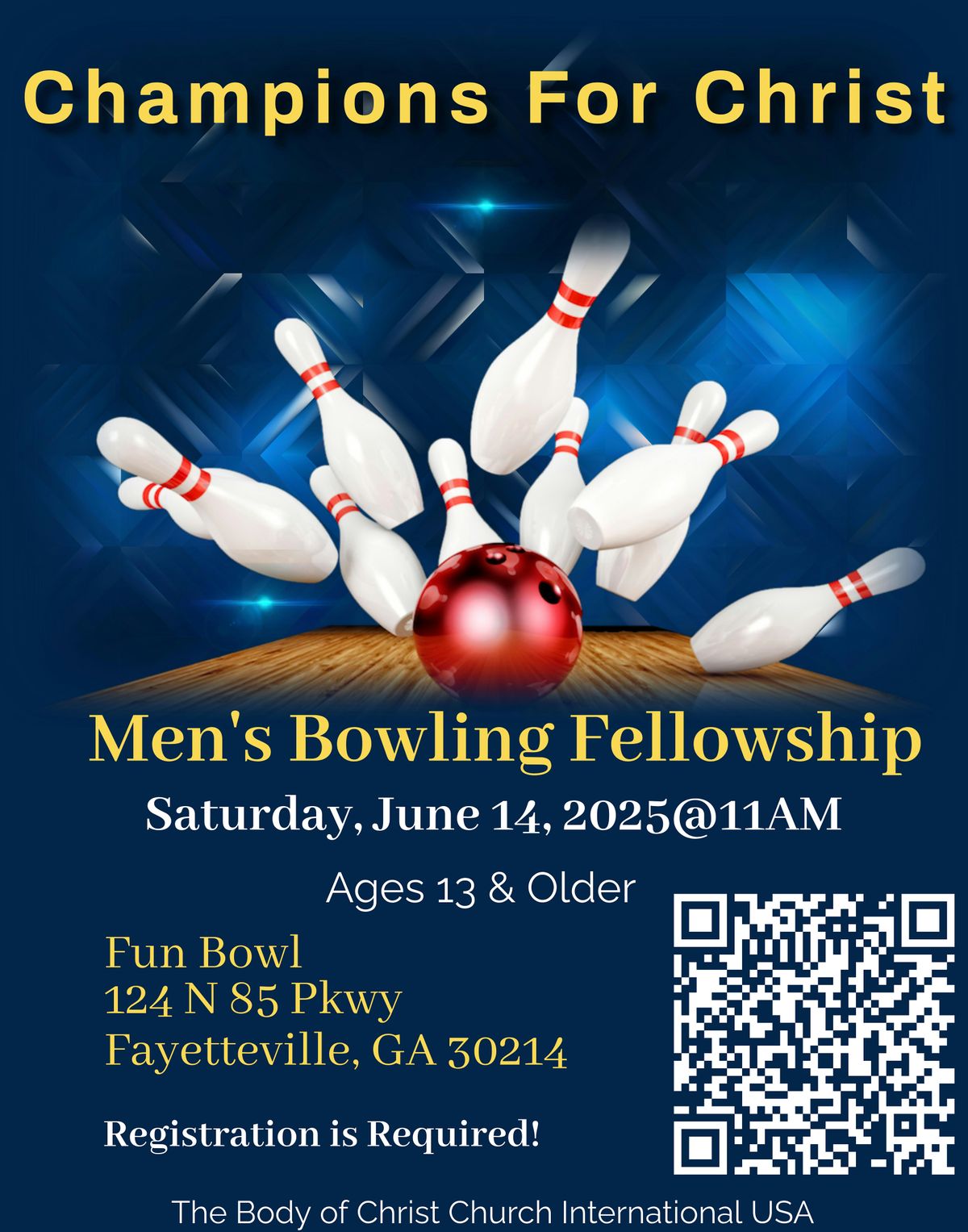 CFC Bowling Event, 14 June | Event in Fayetteville | AllEvents