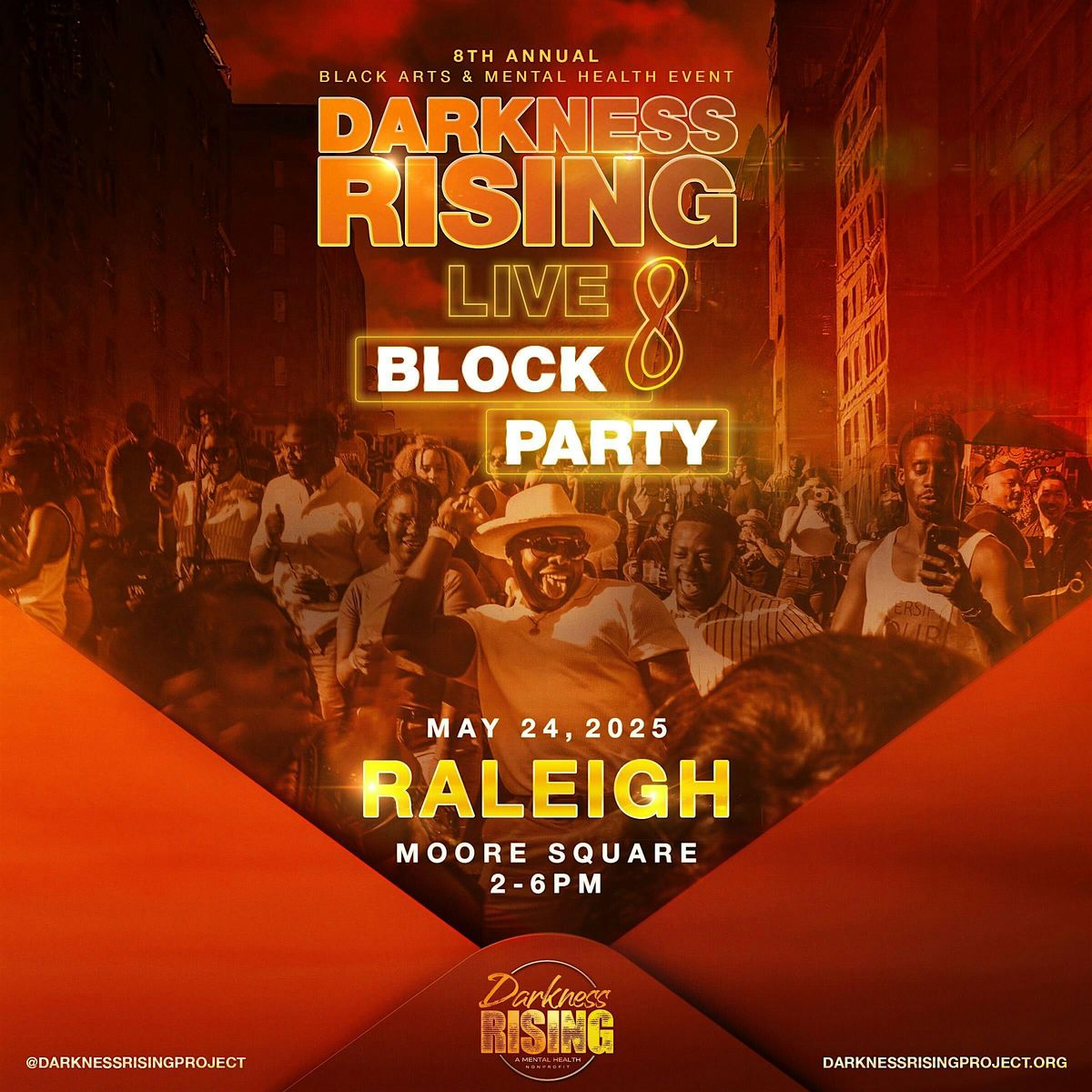 NC Darkness RISING: Live 8- Black Arts & Mental Health Block Party!, 24 May | Event in Raleigh | AllEvents