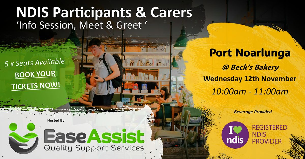 NDIS Participant 'Learn About You' Session, 12 November | Event in Port Noarlunga | AllEvents