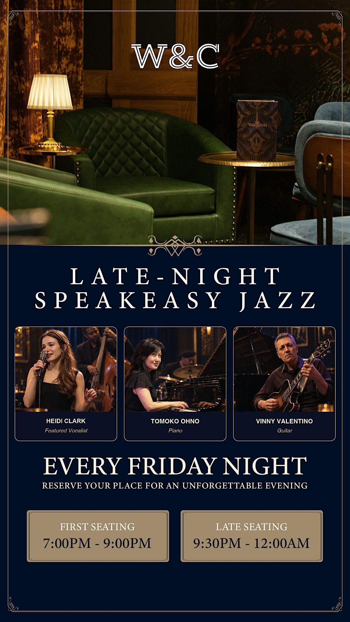 Friday Nights at West & Co | Speakeasy Jazz, West & Co, West New York ...