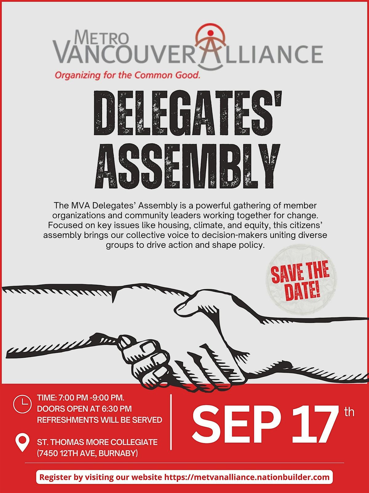 Metro Vancouver Alliance Delegates’ Assembly, 17 September | Event in Burnaby | AllEvents