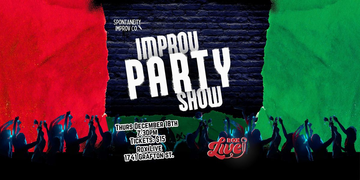 IMPROV PARTY SHOW, 18 December | Event in Halifax | AllEvents