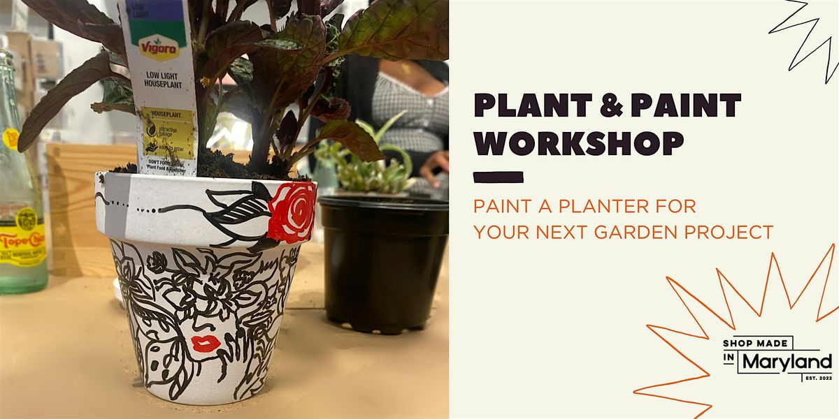 Make & Sip Sundays: Paint & Plant Workshop, 17 August | Event in College Park | AllEvents